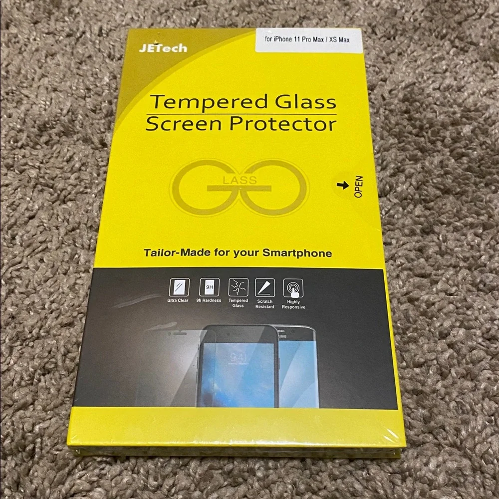 NEW NEVER OPENED JETech Tempered Glass Screen Protector for iPhone